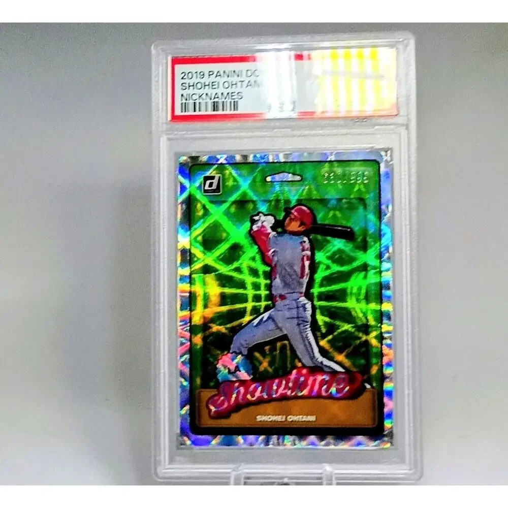 Shohei Ohtani #N6 Panini Donruss -Nicknames Diamond 2019 SP 630/999 PSA 9